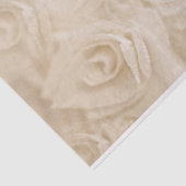 Mousseline Papier Sepia Roses (Détail)