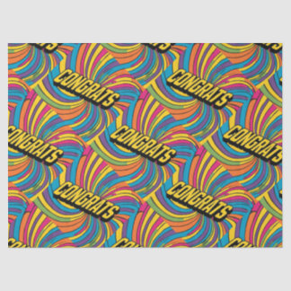 Mousseline Papier Super "Félicitations"