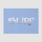 Mousseline papier surf bleu (Recto)