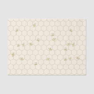 Mousseline Papier tatoué à motifs de peigne avec des petites