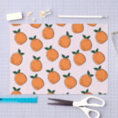 Mousseline Papier Tissu À Oranges Cuites (Artisanat)