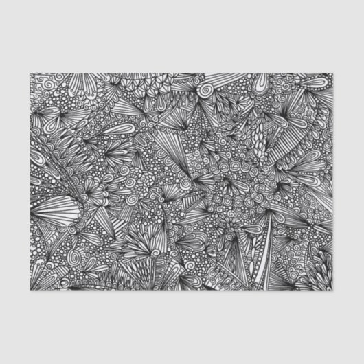 Mousseline Papier Tissu Abstrait Pavo Pontem (Recto)