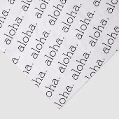 Mousseline Papier Tissu Aloha (Détail)