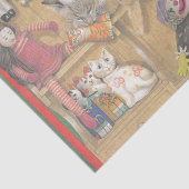 MOUSSELINE PAPIER TISSU AMOUREUX DES CHATS (Détail)