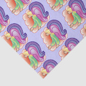 Mousseline Papier Tissu Angel Love (Détail)