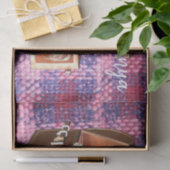 Mousseline Papier Tissu Angle Plaid (Cadeau)