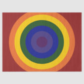 Mousseline Papier Tissu Arc-en-ciel (Recto)