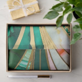 Mousseline Papier Tissu Art Déco coloré (Cadeau)