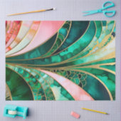 Mousseline Papier Tissu Art Déco coloré (Artisanat)