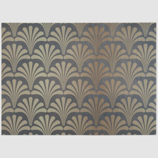 Mousseline Papier Tissu Art Déco, Découpage (Recto)