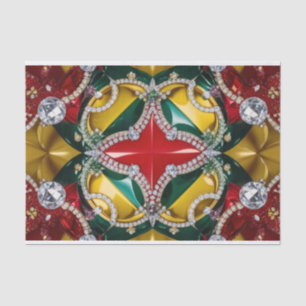 Mousseline Papier Tissu avec design de couleurs Los Angeles