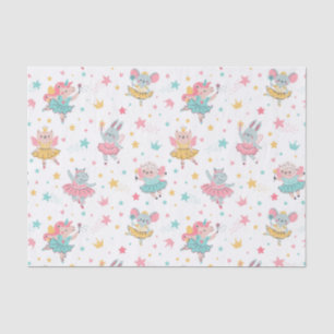 Mousseline Papier Tissu Ballerines Animaux