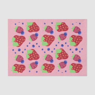 Mousseline Papier Tissu Berry