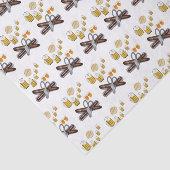 Mousseline Papier Tissu Bière (Détail)