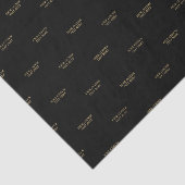 Mousseline Papier Tissu Black & Gold (Détail)