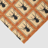 Mousseline Papier Tissu Black Spider (Détail)