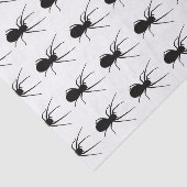 Mousseline Papier Tissu Black Spider (Détail)