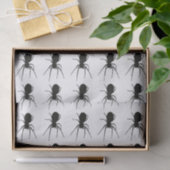 Mousseline Papier Tissu Black Spider (Cadeau)