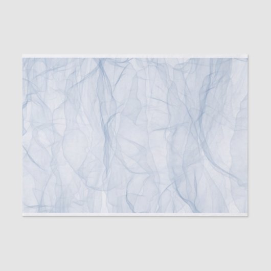 Mousseline papier tissu bleu (Recto)