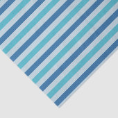 Mousseline Papier Tissu Bleu (Détail)