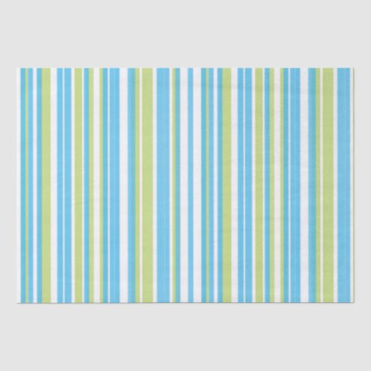 Mousseline Papier tissu bleu et lime (Recto)