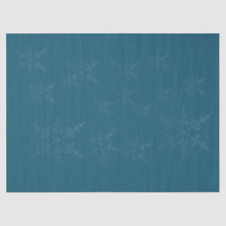 Mousseline Papier Tissu Bleu foncé