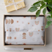 Mousseline Papier Tissu Boho Rainbow Desert (Cadeau)