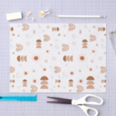 Mousseline Papier Tissu Boho Rainbow Desert (Artisanat)