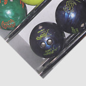 Mousseline Papier Tissu Bowling (Détail)