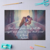 Mousseline Papier Tissu Bride et Groom (Artisanat)