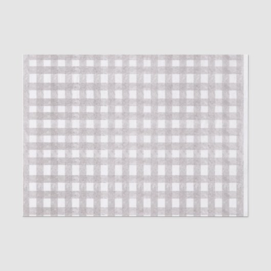 Mousseline Papier Tissu Buffalo Check (Recto)