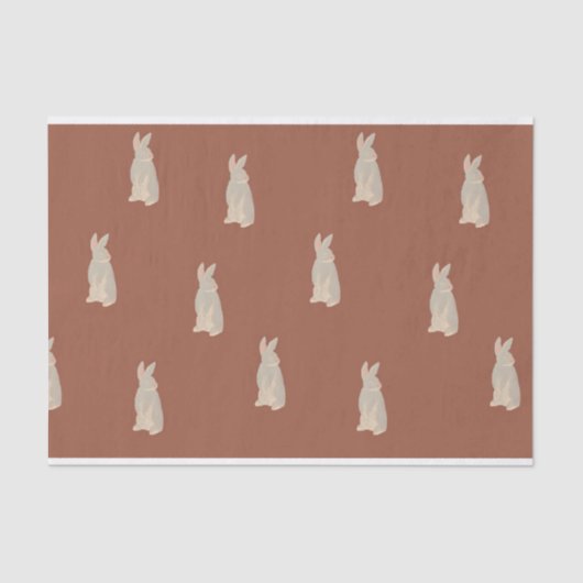 Mousseline Papier Tissu Bunny (Recto)