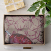 Mousseline Papier Tissu Cadeau Vin (Cadeau)