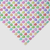 Mousseline Papier Tissu Candy Heart (Détail)