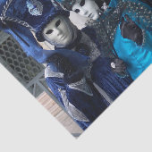 Mousseline Papier Tissu Carnaval de Venise (Détail)