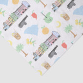 Mousseline Papier Tissu Caroline du Sud (Détail)