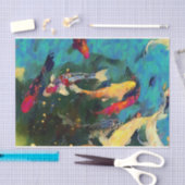 Mousseline Papier Tissu Carpe Japonaise (Artisanat)