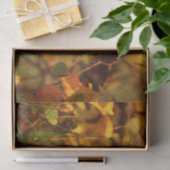 Mousseline papier tissu chat automne (Cadeau)