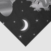 Mousseline Papier Tissu Cheshire Cat (Détail)