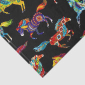 Mousseline Papier Tissu Cheval (Détail)