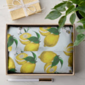 Mousseline Papier Tissu Citron Cute (Cadeau)