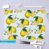 Mousseline Papier Tissu Citron Cute (Artisanat)