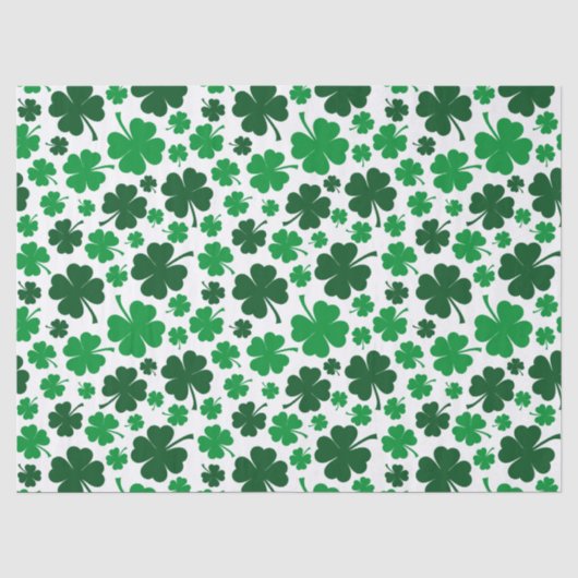 Mousseline Papier Tissu Clover (Recto)