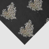 Mousseline Papier Tissu Cœur d'Hydrangea Blanche (Détail)