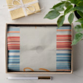 Mousseline Papier Tissu Coloré Orange Grandes (Cadeau)