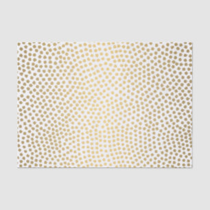 Mousseline Papier Tissu Confetti Or Moderne