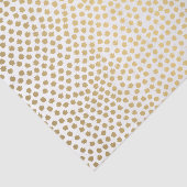 Mousseline Papier Tissu Confetti Or Moderne (Détail)