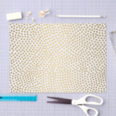 Mousseline Papier Tissu Confetti Or Moderne (Artisanat)