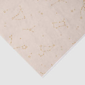 Mousseline Papier Tissu Constellation Zodiaque (Détail)