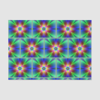 Mousseline Papier Tissu couleur Neon Daisy